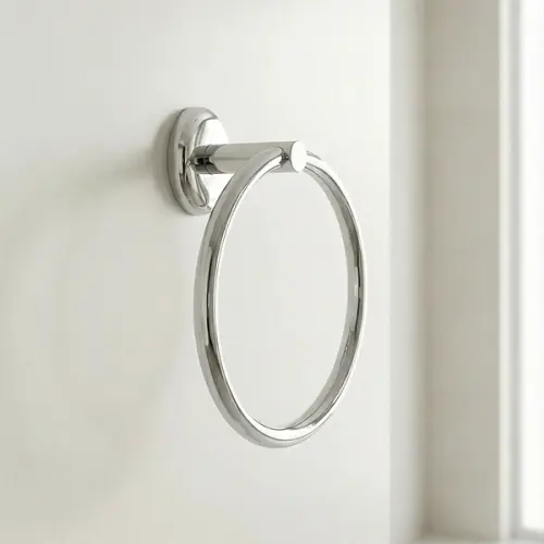 علاقة مناشف دائرية كارليم نيم فضي